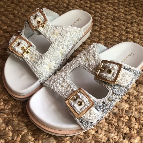 REVOLVE Shoes - New: House of Harlow Double Strap Embellished Sandal. Size 8